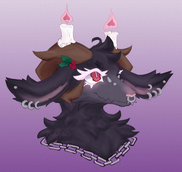 colored sketch headshot w/ simple rendering