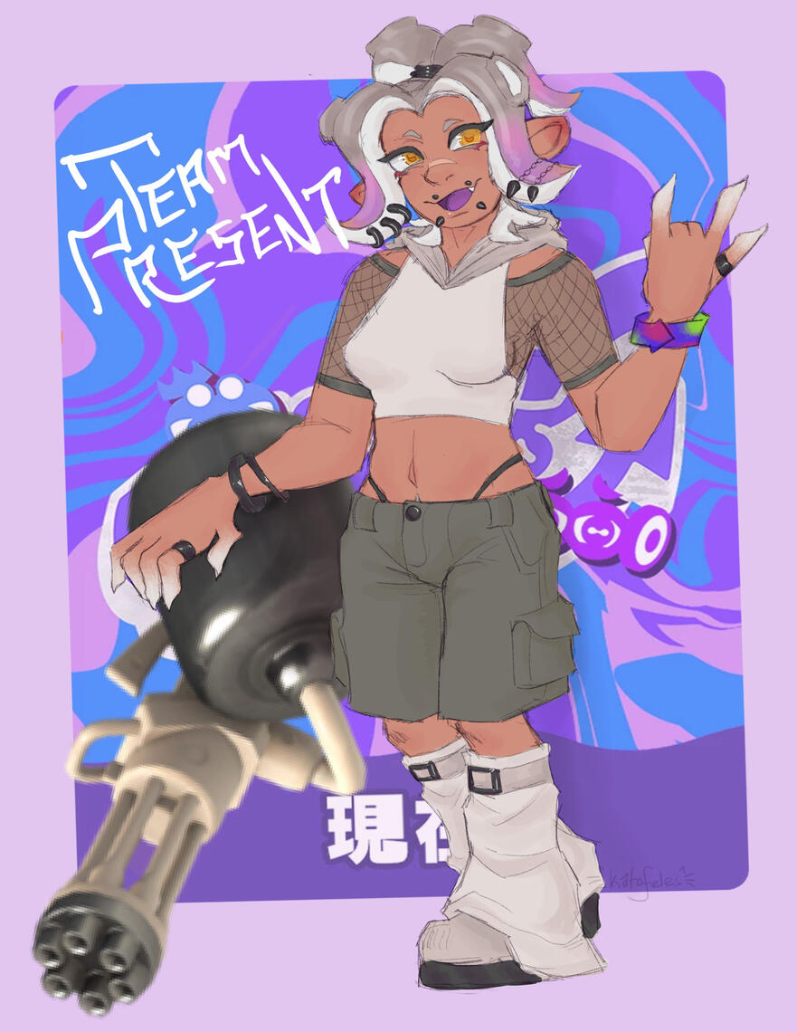 Colored sketch w/ simple rendering